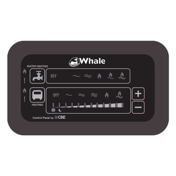 Whale CBE Duo-Bedienfeld für 4-kW-Raum- und 8/13-Liter-Warmwasserbereiter