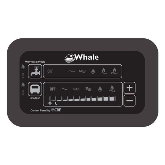 Whale CBE Duo-Bedienfeld für 4-kW-Raum- und 8/13-Liter-Warmwasserbereiter