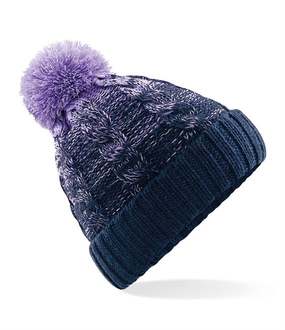 Beechfield Ombre Beanie - Lavender/French Navy