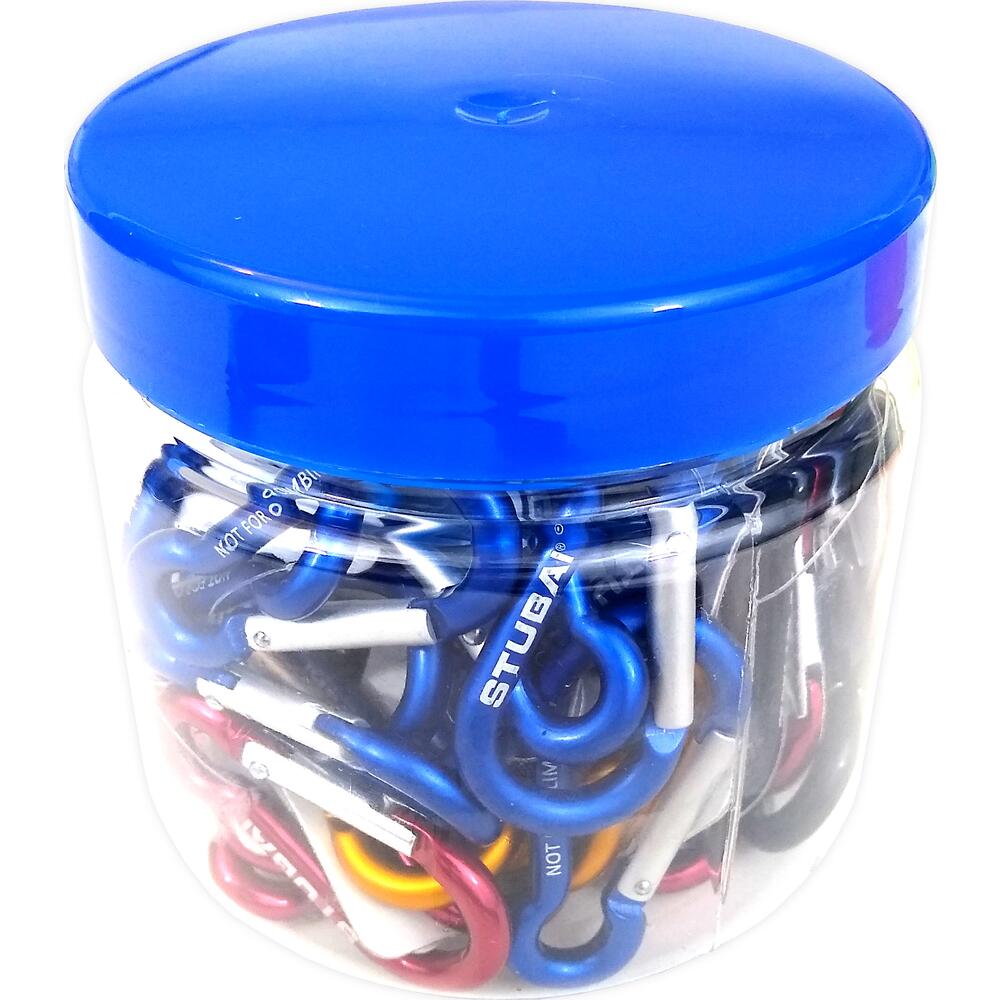 Stubai Attach Mini-Karabiner – 4 Colours Jar 40 Pcs