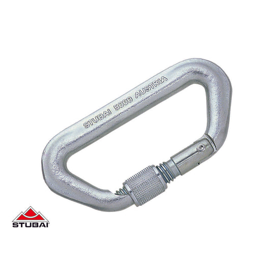 Stubai Super 5000 Steel Karabiner, Forged, Galv.