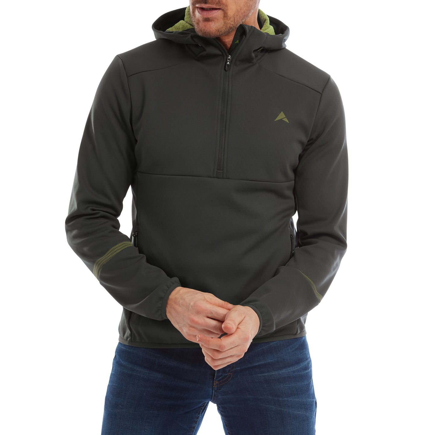 ALTURA GRID SOFTSHELL-HOODIE MIT HALBZIP FÜR HERREN