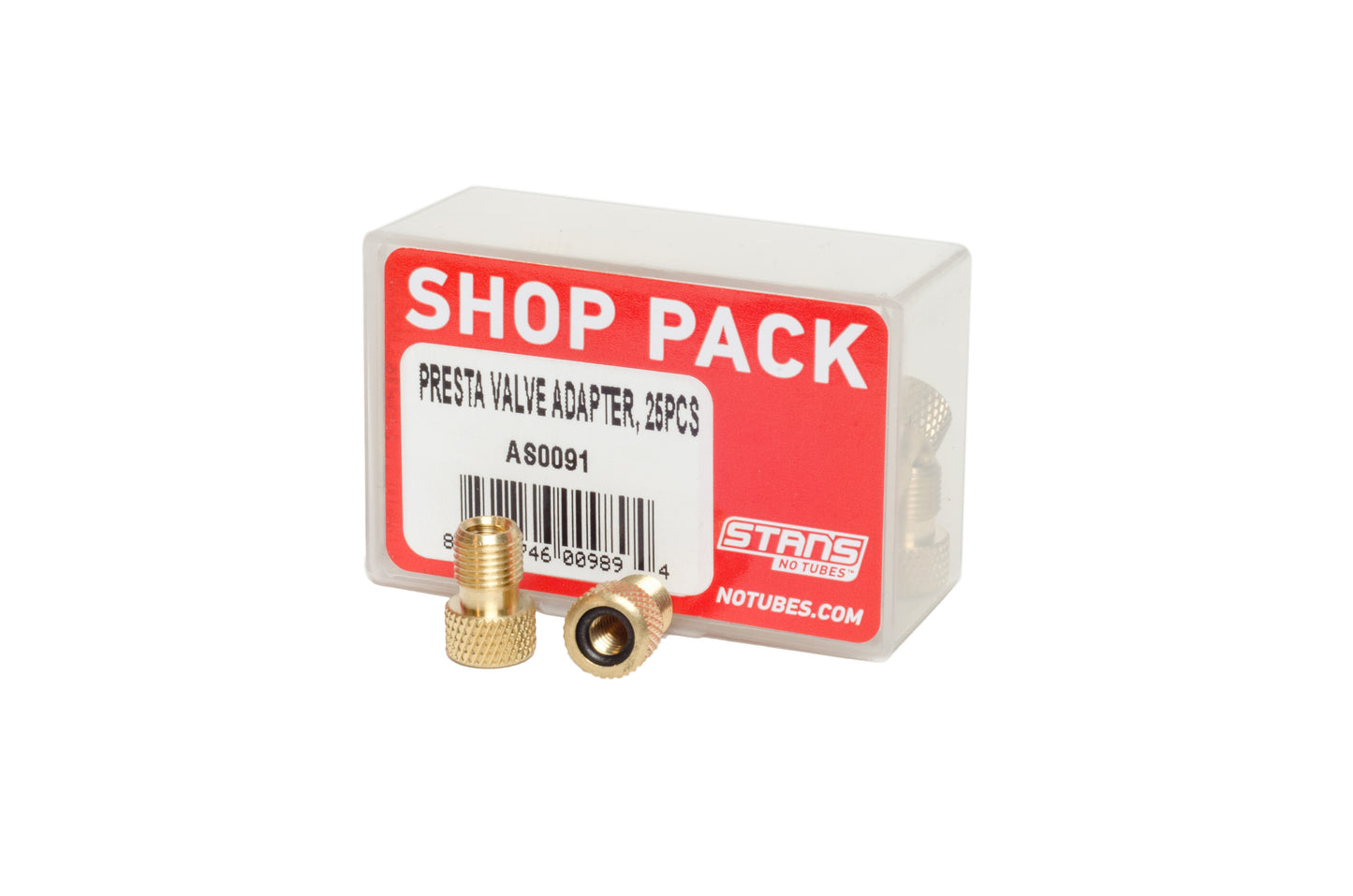 Stans NoTubes Presta Valve Adapter Shop Pack (25pcs)