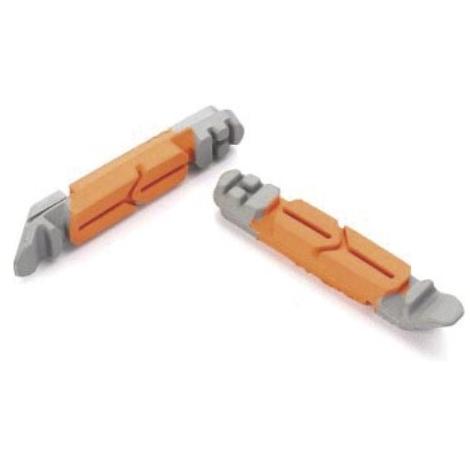 INSERT DE PLAQUETTES DE FREIN ROUTE ASHIMA - 3 FONCTIONS ORANGE &amp; GRIS - SHIMANO