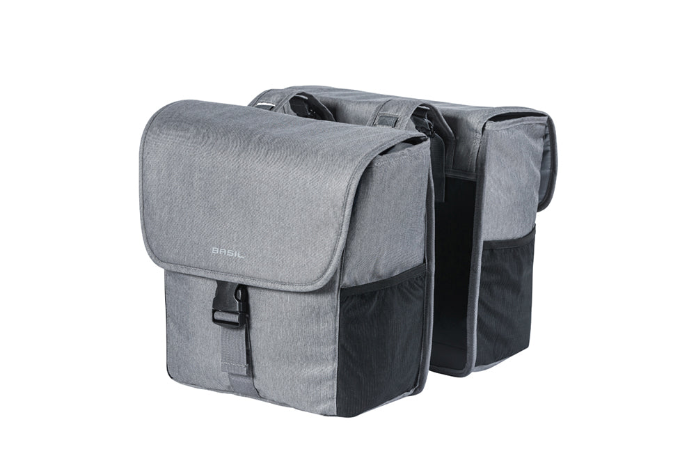 Basil BASIL GO-DOUBLE BAG 32L GREY MELEE