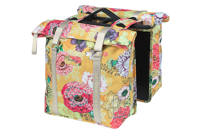 Basil Bloom Field double panier MIK 28-35L jaune