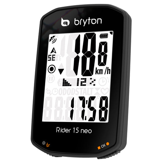 ENSEMBLE ORDINATEUR CYCLE GPS BRYTON RIDER 15C NEO AVEC CADENCE
