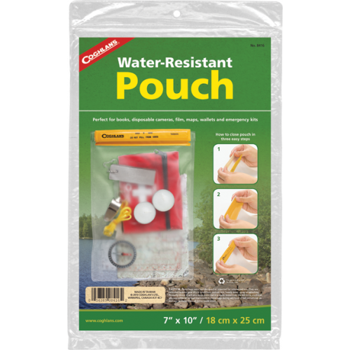 Coghlans Water Resistent Pouch  7" x 10"      8416       **