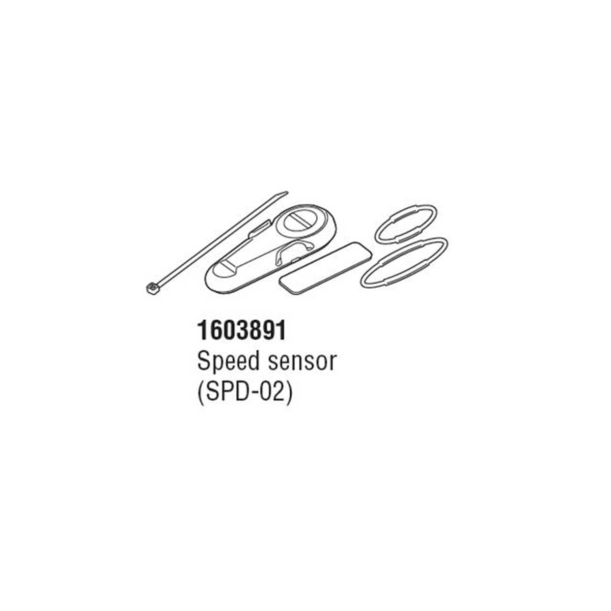 CATEYE STRADA SLIM CYCLE COMPUTER SPD-02 SPEED SENSOR