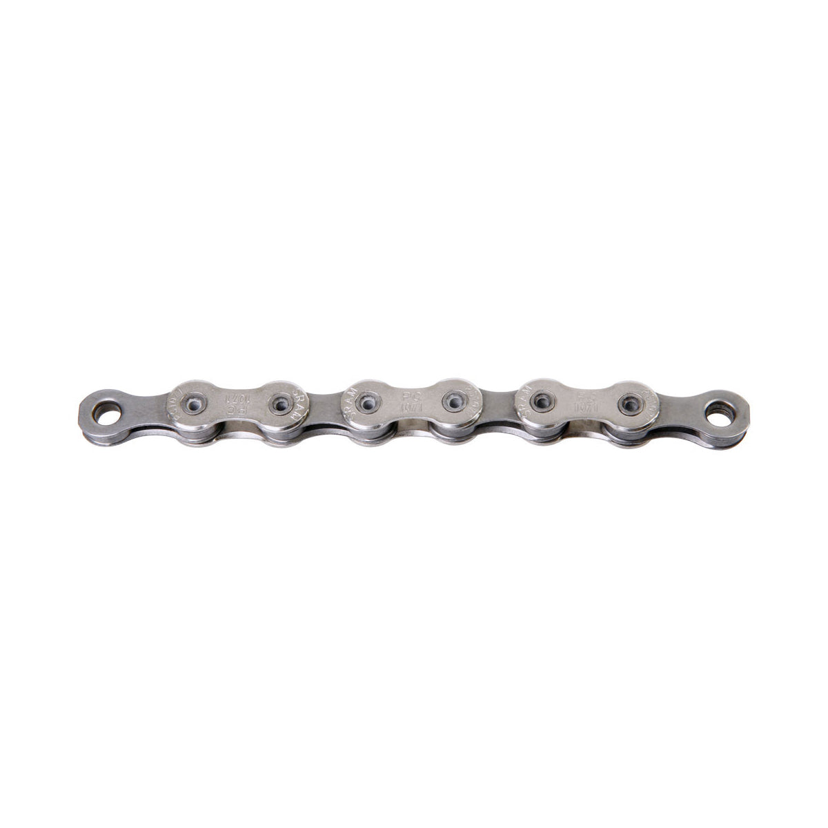 SRAM PC1071 HOLLOW PIN 10 SPEED CHAIN SILVER/GREY 114 LINK WITH POWERLOCK