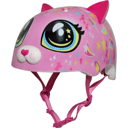 CASQUE ENFANT C-PREME RASKULLZ (5+ ANS) - ASTRO CAT ROSE