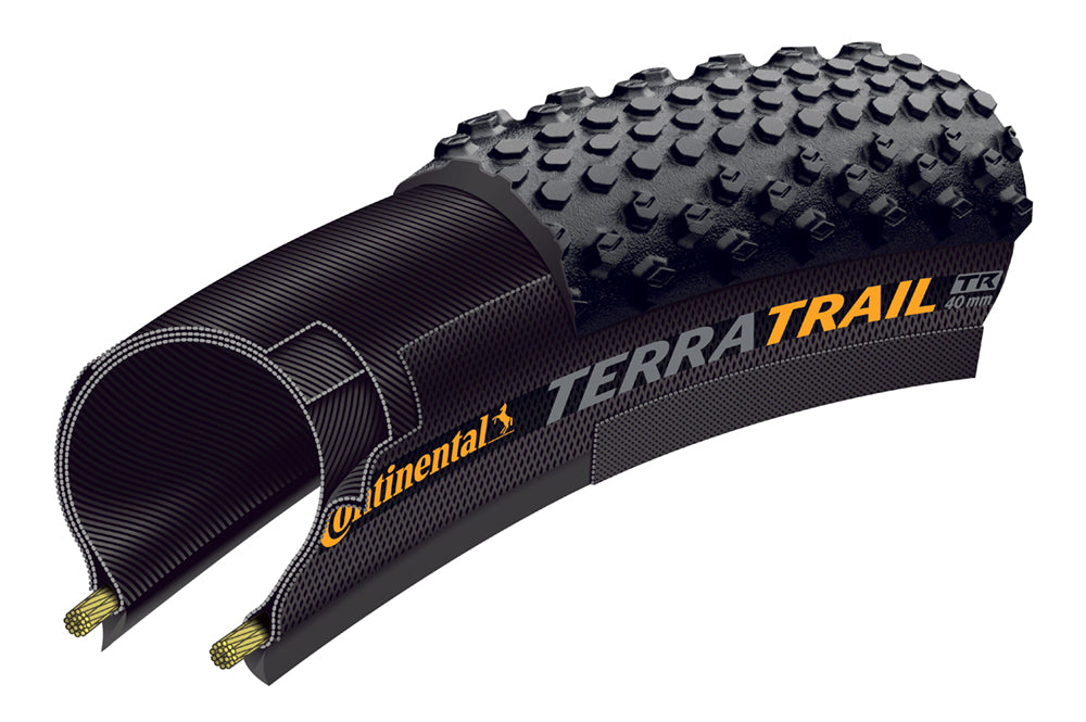 Continental Terra Trail Protection Gravel-Reifen Schwarz