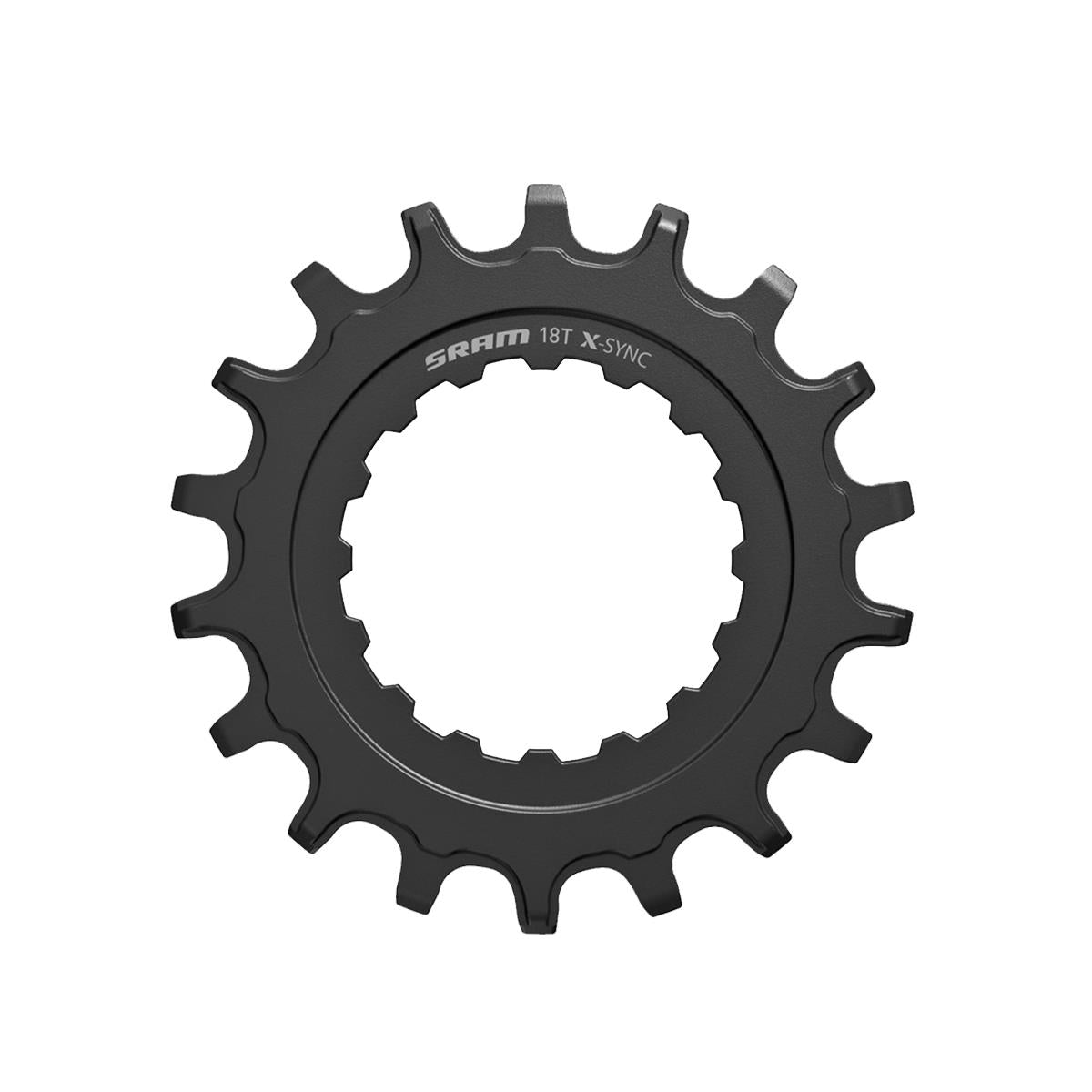 SRAM-KETTENBLATT X-SYNC-KETTENRAD FÜR BOSCH-MOTOREN 18Z GERADE STAHL SCHWARZ