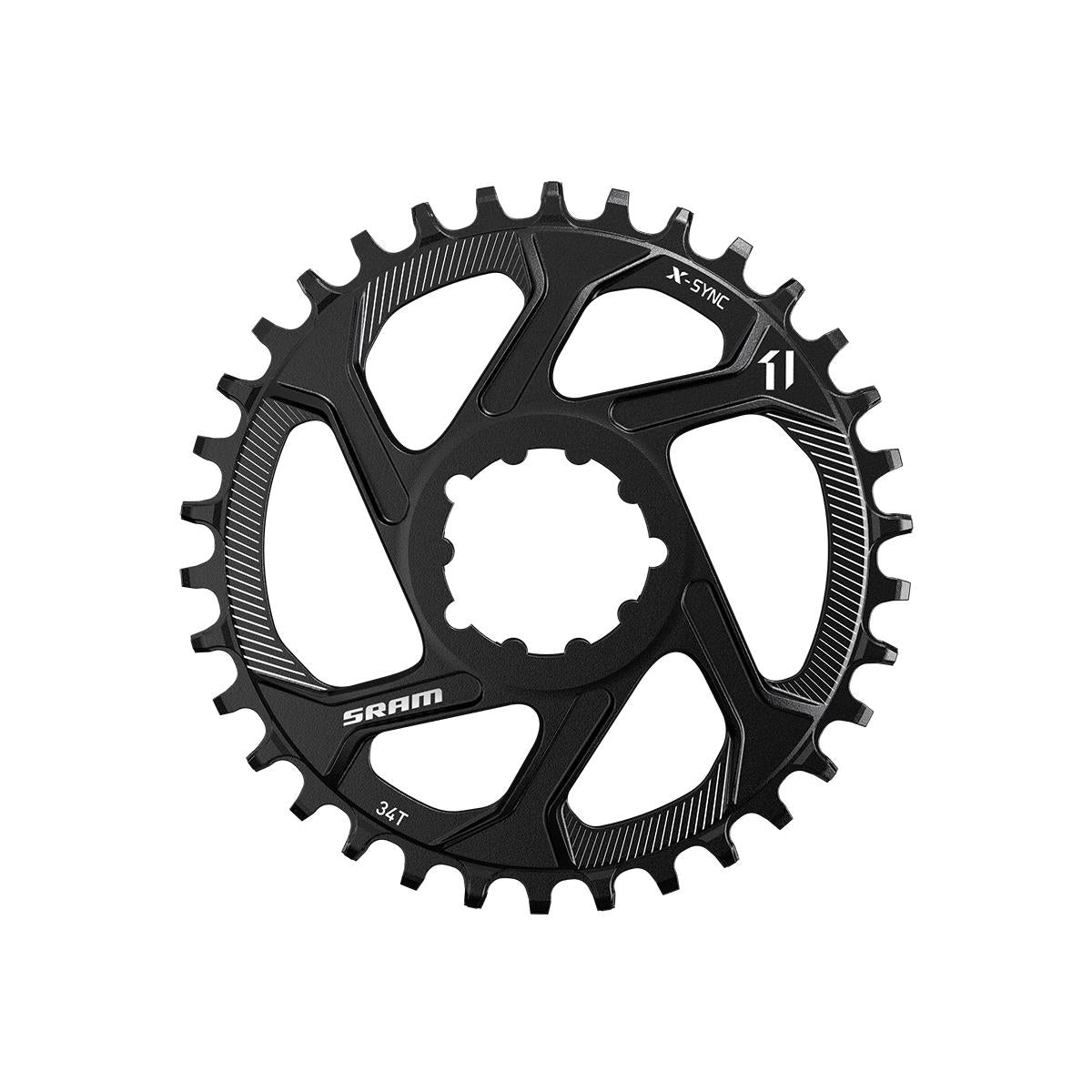 SRAM ANNEAU DE CHAÎNE X-SYNC ACIER 32T DIRECT MOUNT 3MM OFFSET ACIER 3,5MM NOIR 11 VITESSES