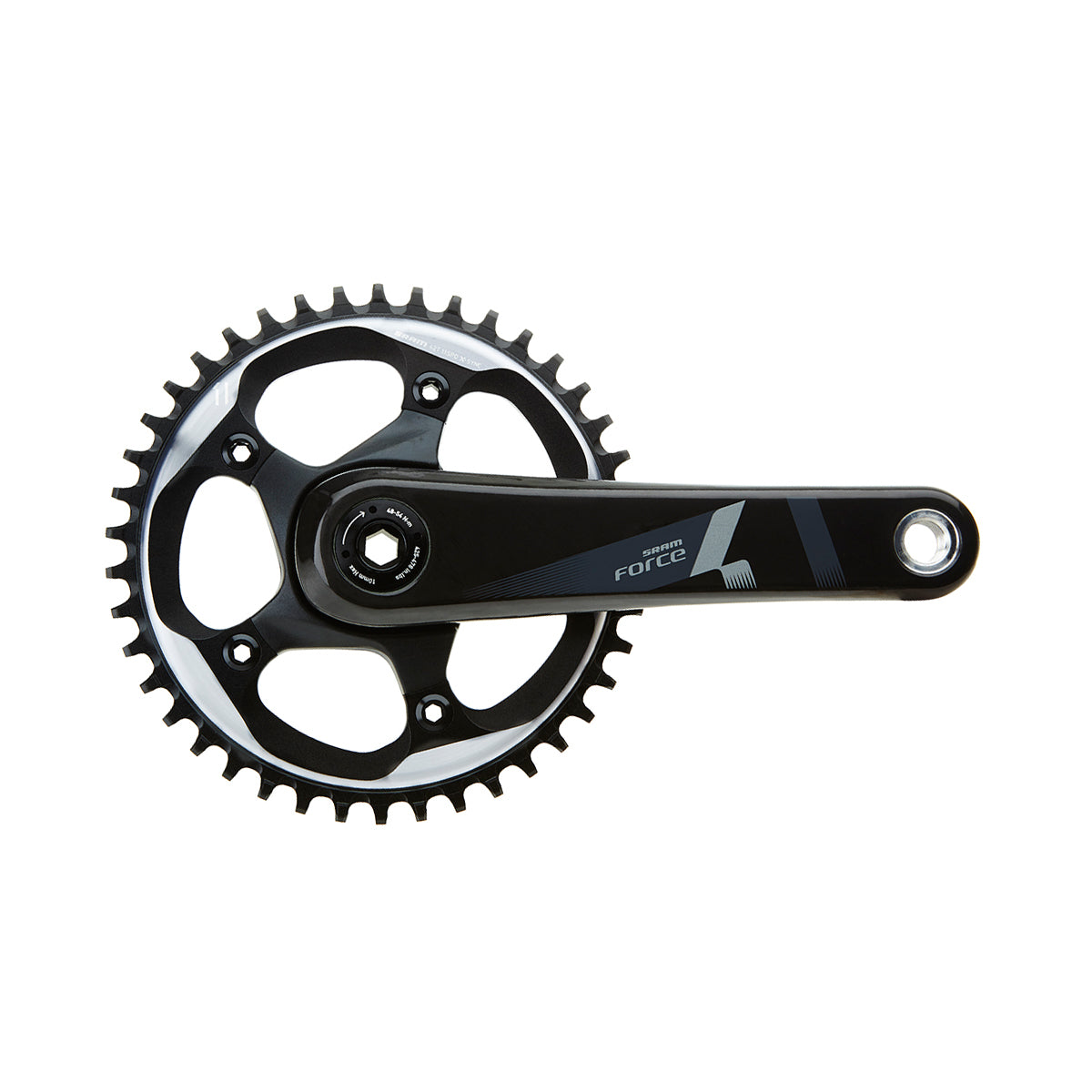 SRAM FORCE1 KURBELSATZ GXP 172,5 mm mit 42 Z. X-SYNC-KETTENBLATT (GXP-BECHER NICHT ENTHALTEN)