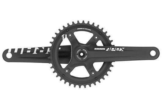 Sram SRAM Kurbel Apex 1 BB30 Schwarz mit 42t X-SYNC Kettenblatt (BB30 Be