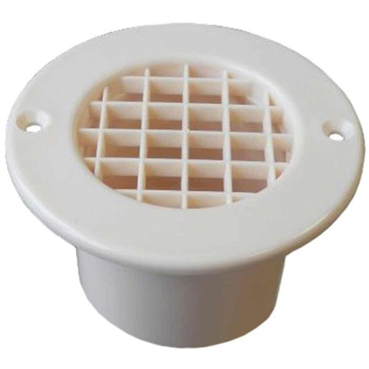 Mesh Floor Vent Off White 75mm
