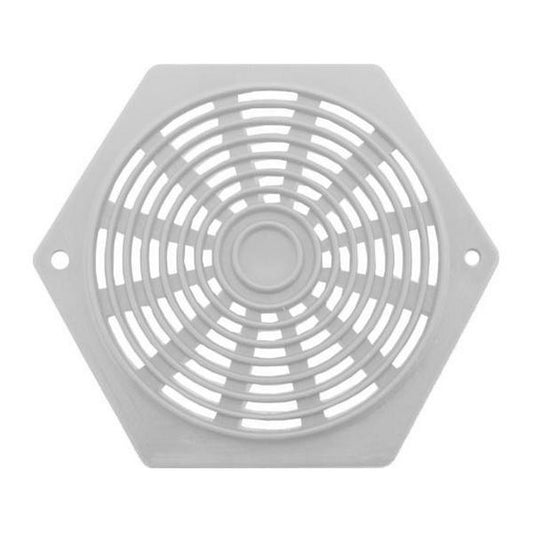Grille d'aération hexagonale 2-5/8" blanc