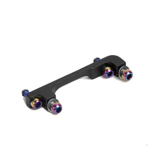 SRAM POST BRACKET - 40 P (FRONT 200/REAR 180), INCLUDES BRACKET & STAINLESS RAINBOW BOLTS) - STANDARD MOUNT