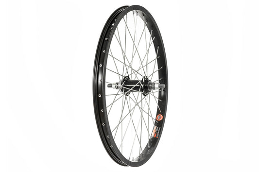 Roue BMX Raleigh 20, arrière, noire 3/8 écrouée.