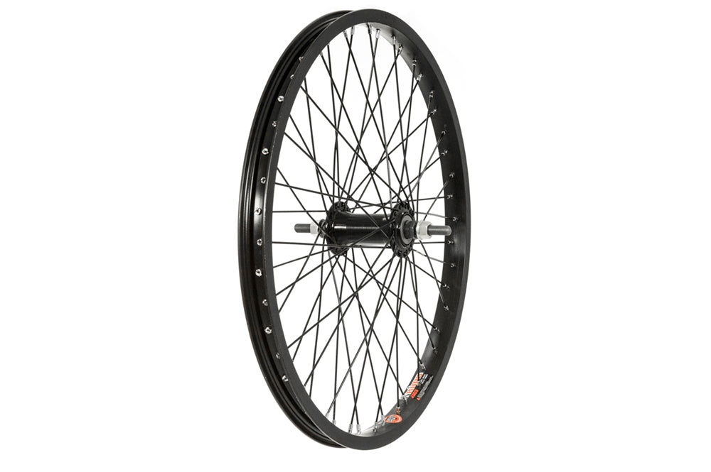 Raleigh  20   BMX Wheel, Front, Black 3/8   Nutted.