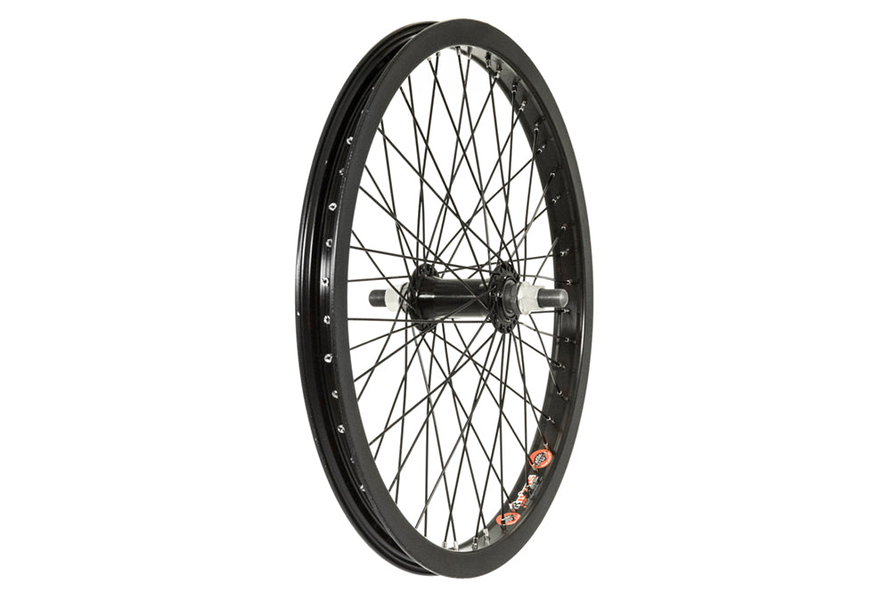 Raleigh Front BMX Wheel, 48h, 14mm Axle, Black