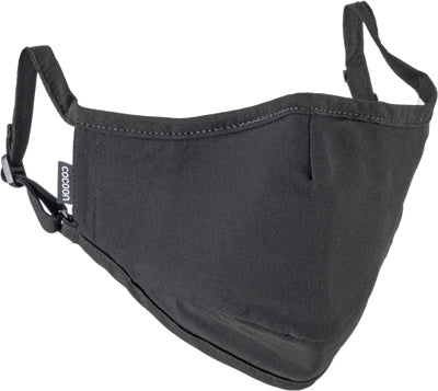 Seiden-Gesichtsmaske (S/M) – Schwarz