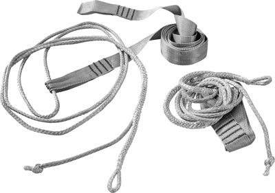 Ultraleichte Hängemattenbaumgurte – Grau/Hellgrau