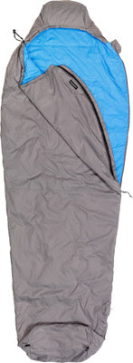 Mountain Wanderer Schlafsack (Normal) – Vulkangrau/Hellblau