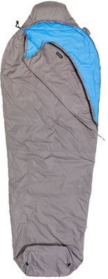 Mountain Wanderer Sleeping Bag (Long) - Volcano Grey/Light Blue