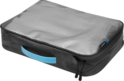 Large Packing Cube with Laminated Net Top - Grey/Black