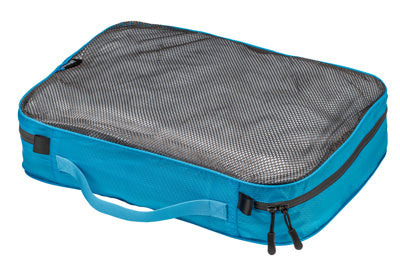 Large Ultralight Open Net Packing Cube - Caribbean Blue