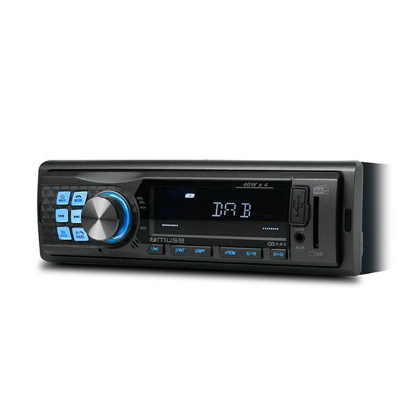 Autoradio Muse avec DAB+/FM Bluetooth USB SD avec antenne DAB