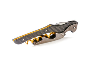 Tire-bouchon Farfalli Fibra - Fibre de Carbone Jaune