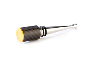 Farfalli Fibra Tire-bouchon et bouchon dans un coffret cadeau – Fibre de carbone jaune