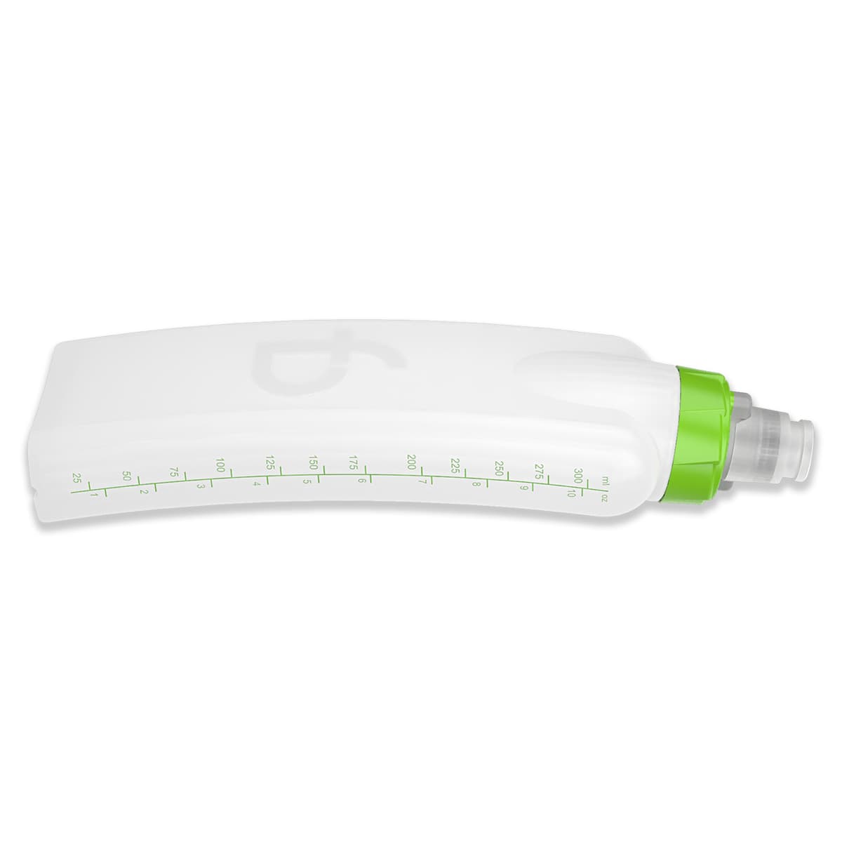 FlipBelt Arc Wasserflasche Weiß/Grün 300ml