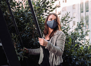 Masque réutilisable ChicoBag - Gris ardoise