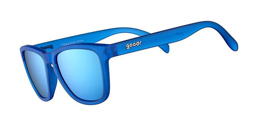 Goodr Sunglasses - Reginald The Unicorn`s Unicolors - Falkor's Fever Dream - Blue with Blue Lens