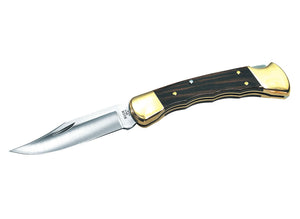 Couteau de chasseur pliant Buck avec manche rainuré