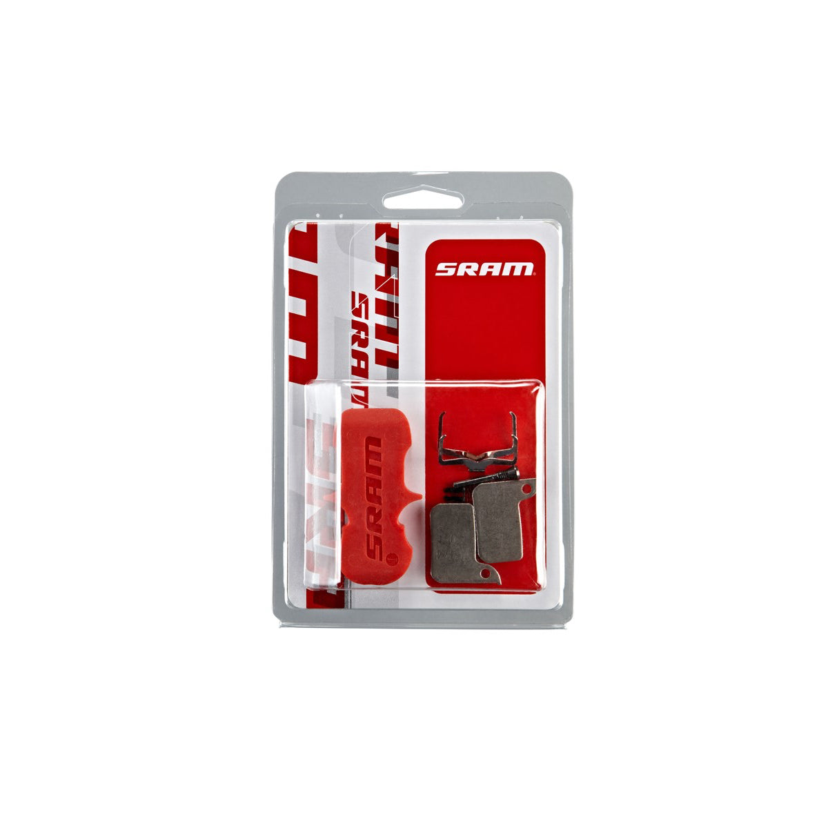 SRAM DISC BRAKE PADS - ASYMMETRIC SINTERED/STEEL (HEAVY DUTY) – MONOBLOCK - SRAM HYDRAULIC ROAD DISC, LEVEL A1 (2017-2019)