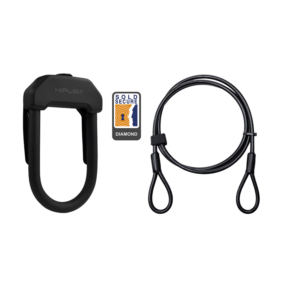 HIPLOK DX+ D-LOCK & 2M CABLE