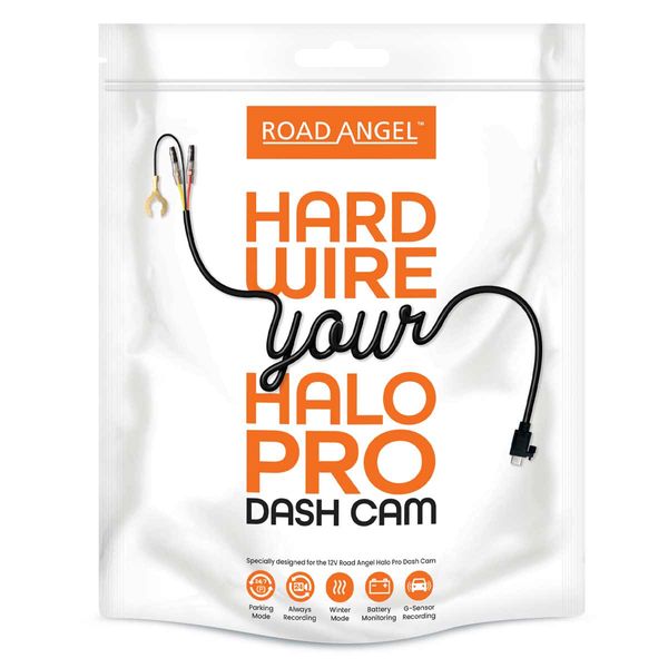 Road Angel HWK12V Kit de câblage pour caméras Halo Pro (USB Type-C)
