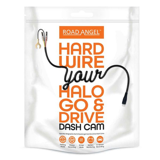 Road Angel HWK5V Festverdrahtungsset für Halo-Dashcams (Micro-USB)