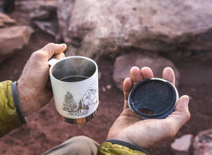 Klean Kanteen Insulated Camp Mug 355ml - Mountain - Matte White