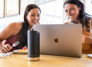 Klean Kanteen Insulated TKWide w/ Café Cap 355ml - Black