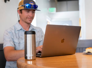 Klean Kanteen Insulated TKWide w/ Café Cap 473ml - Brushed Stainless