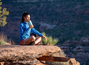 Klean Kanteen Insulated TKWide w/ Twist Cap 473ml - Blue Tint