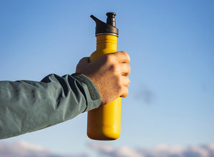 Klean Kanteen Narrow Classic w/ Sport Cap 532ml - Old Gold