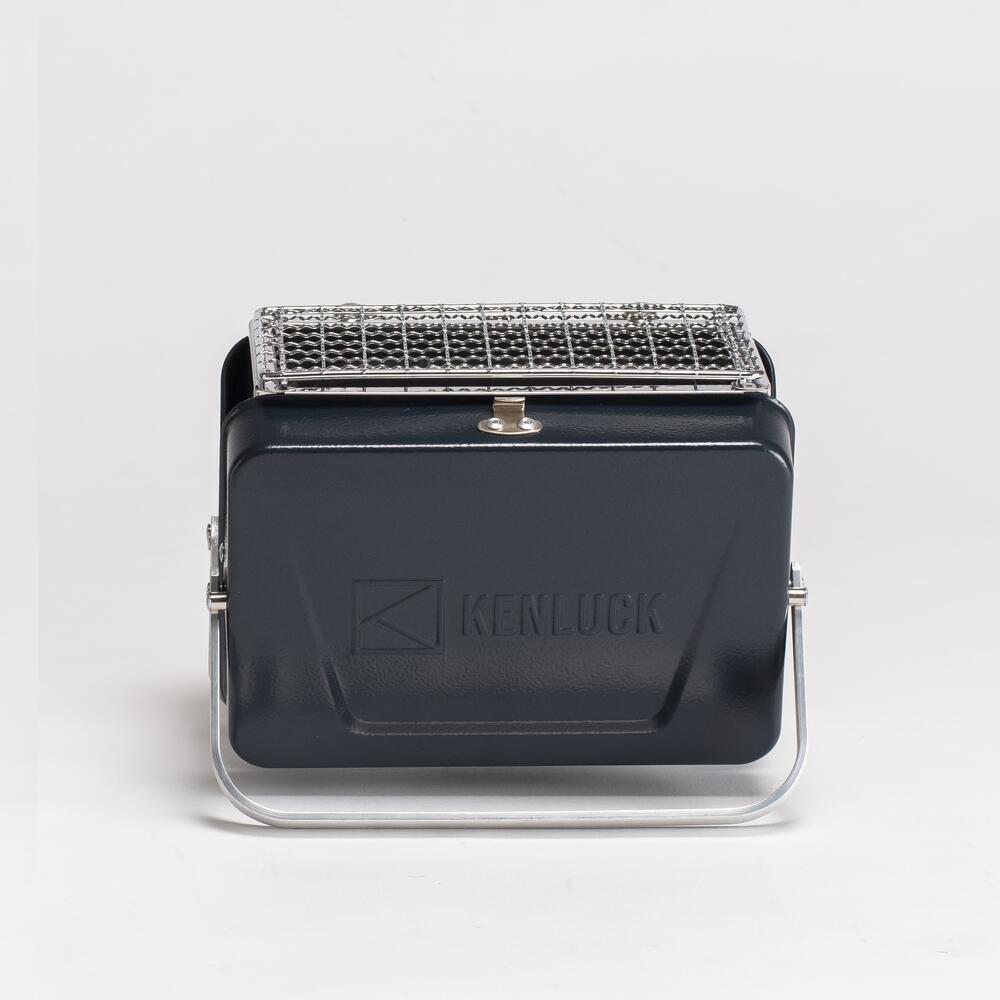 Kenluck MINI Grill / BBQ – Hammertone - BLEU BRILLANT