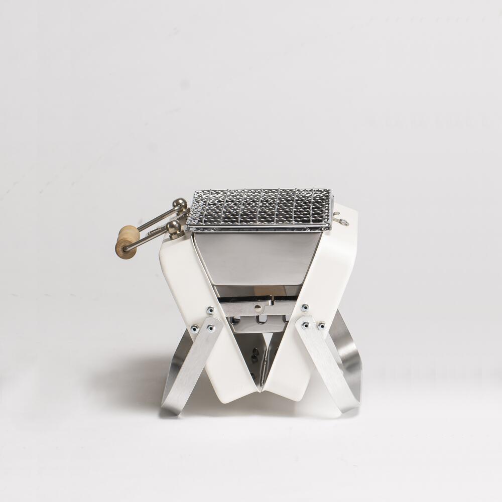 Kenluck MINI Grill / BBQ – Hammertone - ATHENA MATTE WHITE